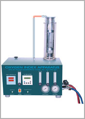 Oxygen  / Temperature Index Apparatus